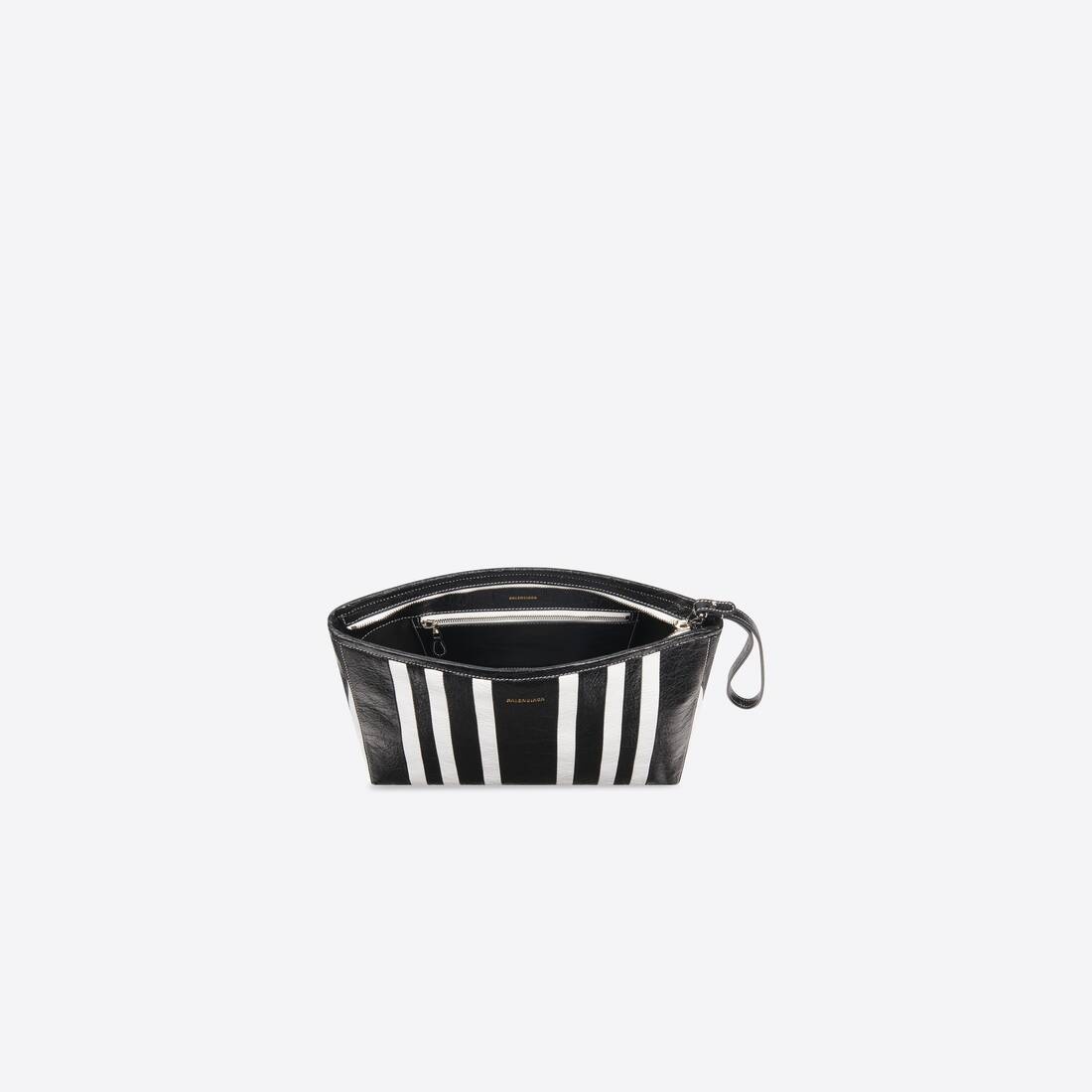 Barbes Large Zip Pouch in Black - 5