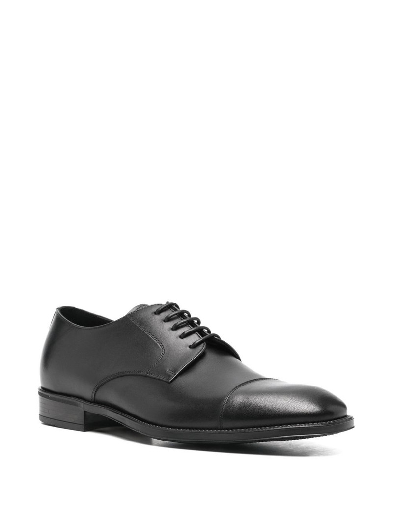 Canali cap-toe lace-up Derby shoes outlook