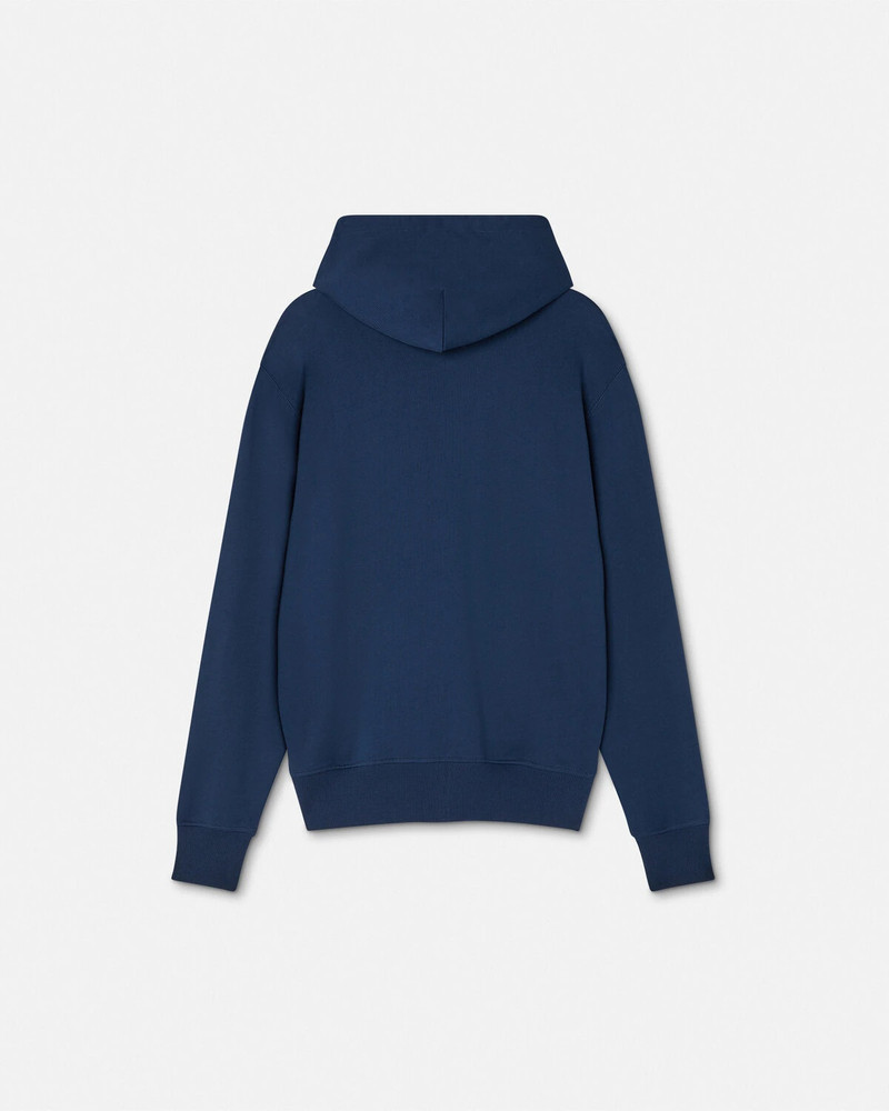 Embroidered V-Emblem Zip Hoodie 3