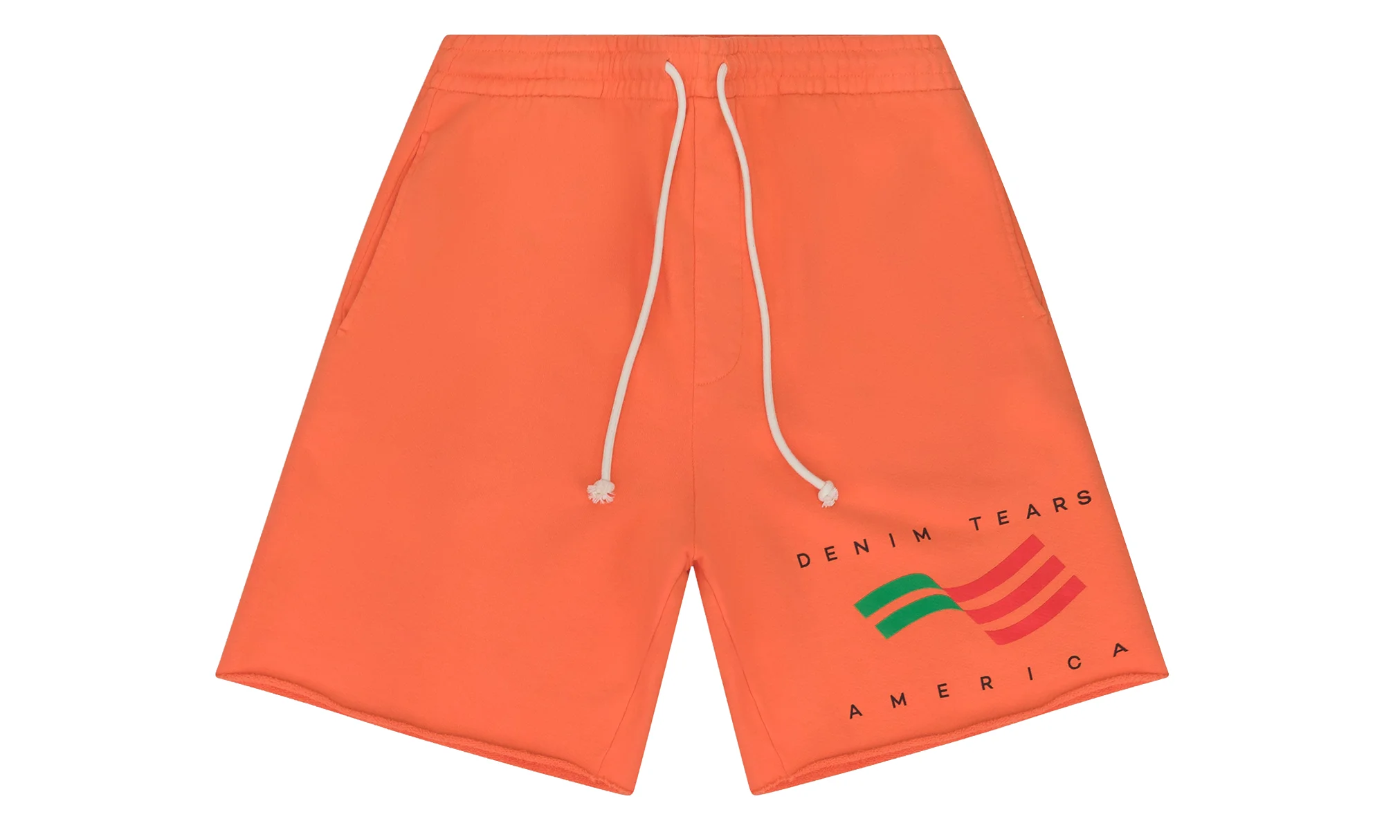 Ellis Tears Fleece Shorts "Orange" DT958 - 1
