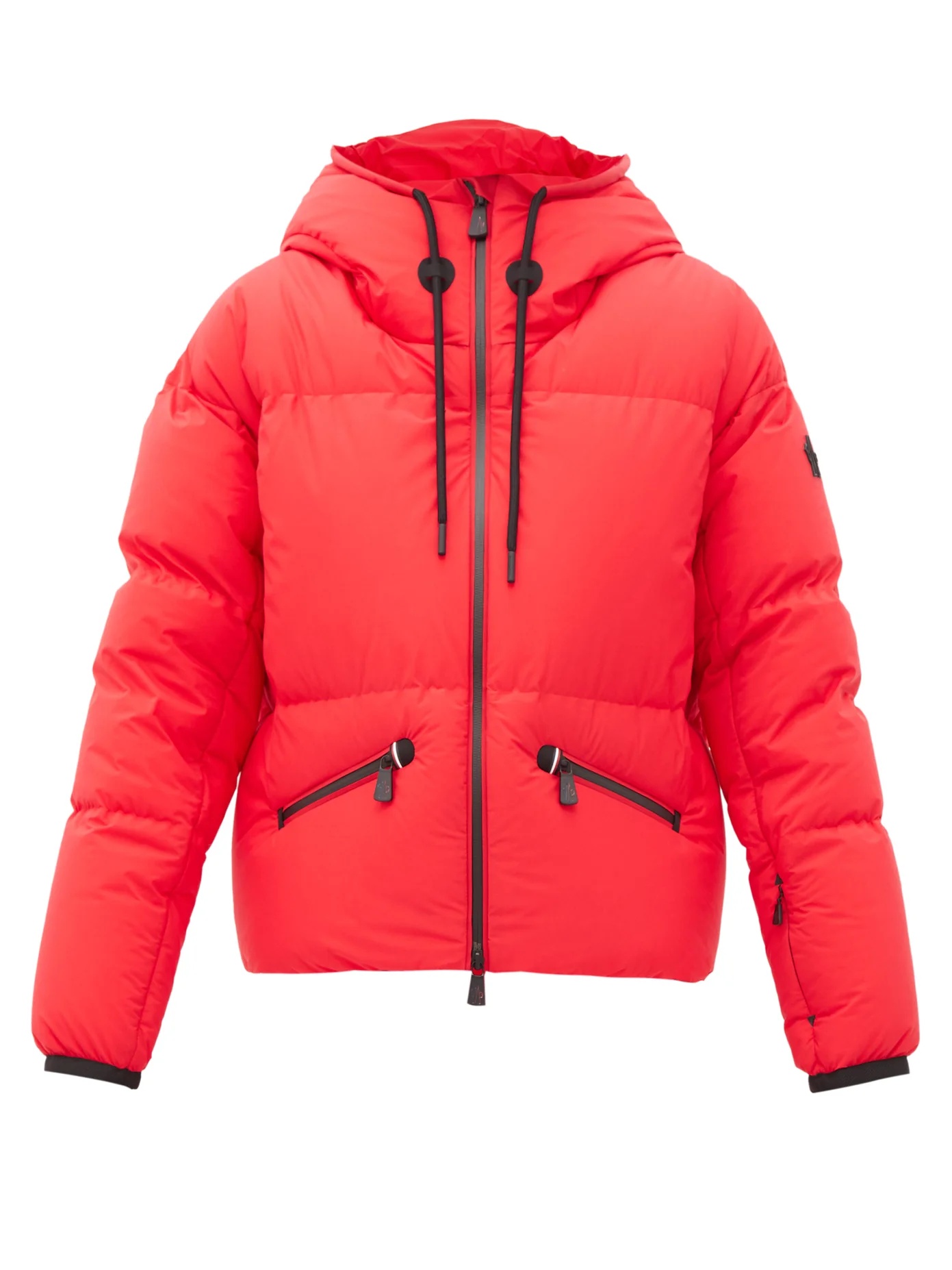 Allesaz drawcord-hood quilted down jacket - 1