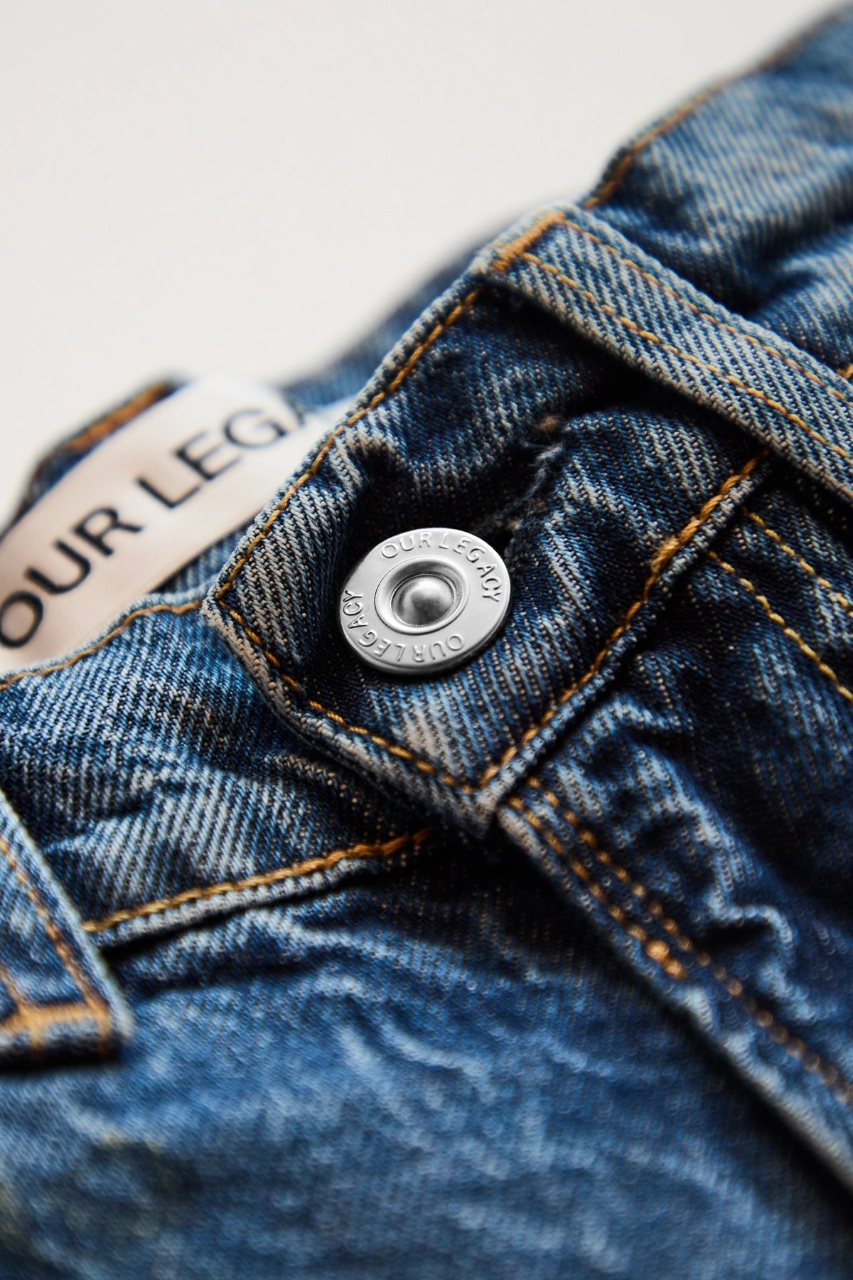 Our Legacy Third Cut Jeans Blue - 3
