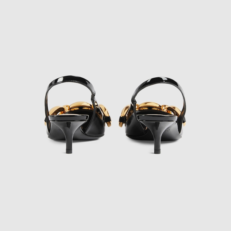 GUCCI Women's slingback with Marina chain outlook