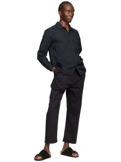 Universal Works Black Double Pleat Trousers outlook