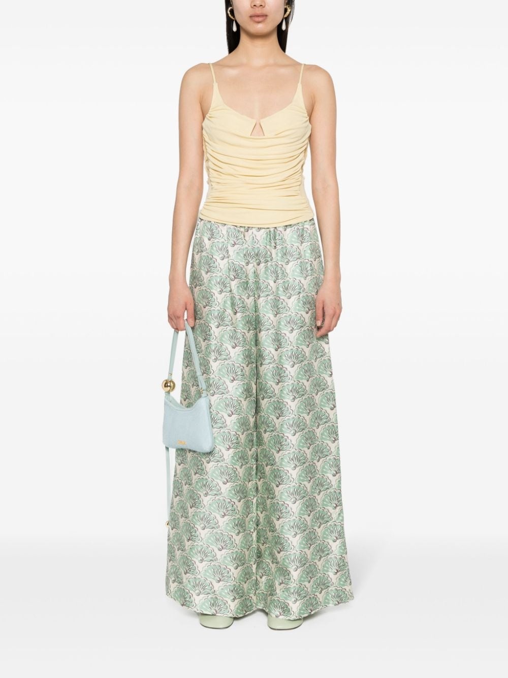 high-waist palazzo pants - 2