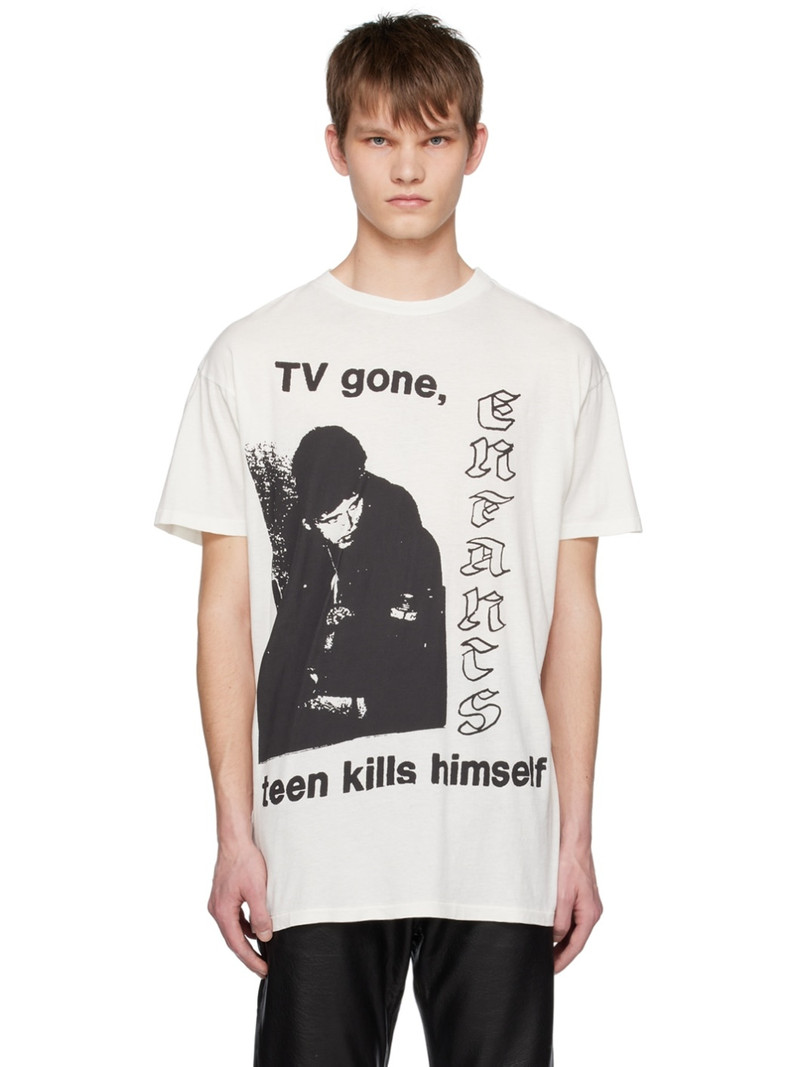 오프 화이트 'TV Gone'T-Shirt - 1
