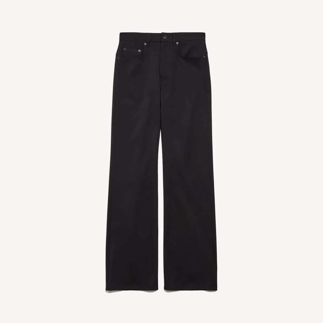 Women's Straight Fit Tailored Pants in Black - 1