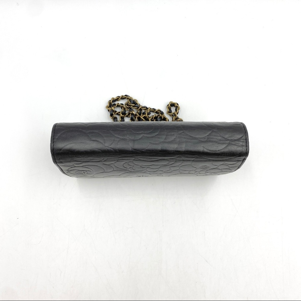 Chanel No.18 Black Camellia WOC Bag - 5
