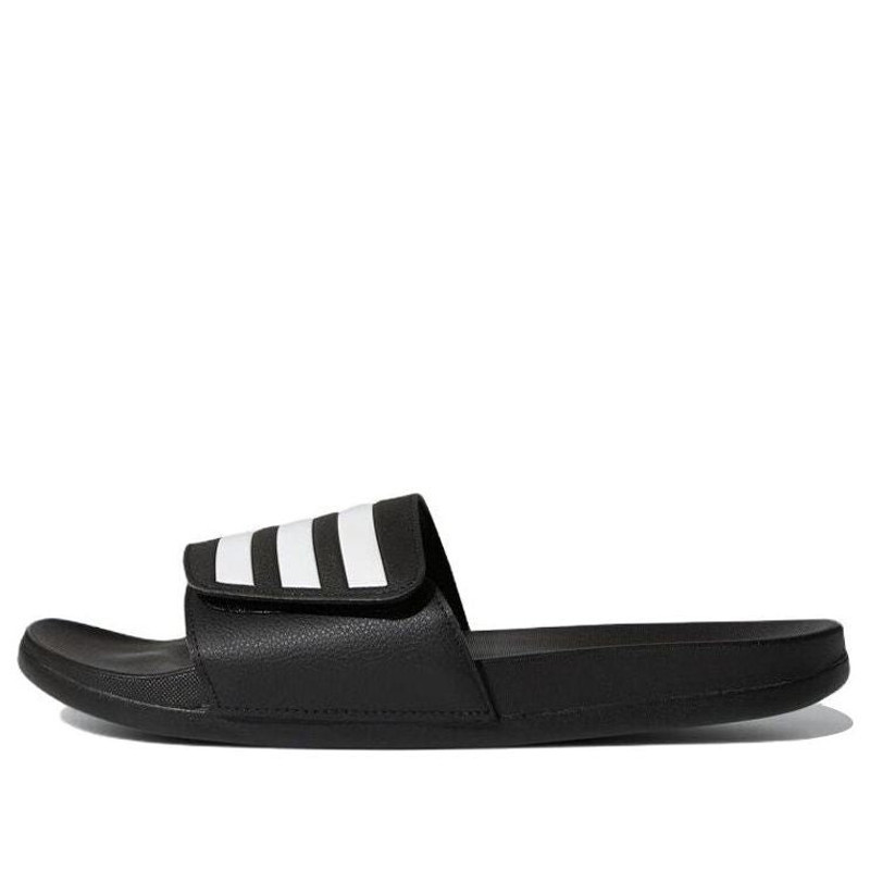 adidas Adilette Comfort Adjustable Slide 'Black White' GZ8951 1