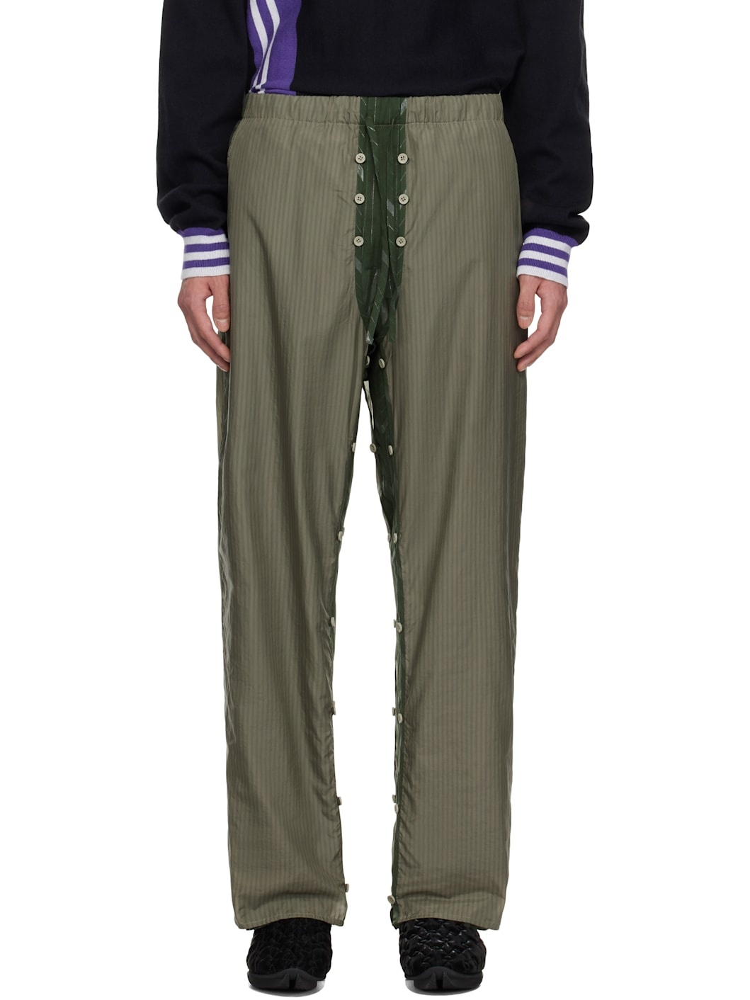 Khaki Layered Shell Trousers - 1