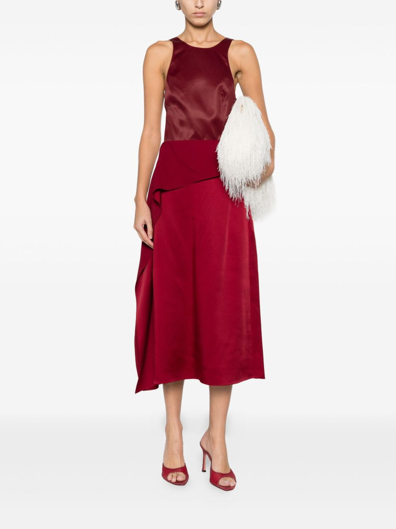 Erdem draped midi skirt outlook