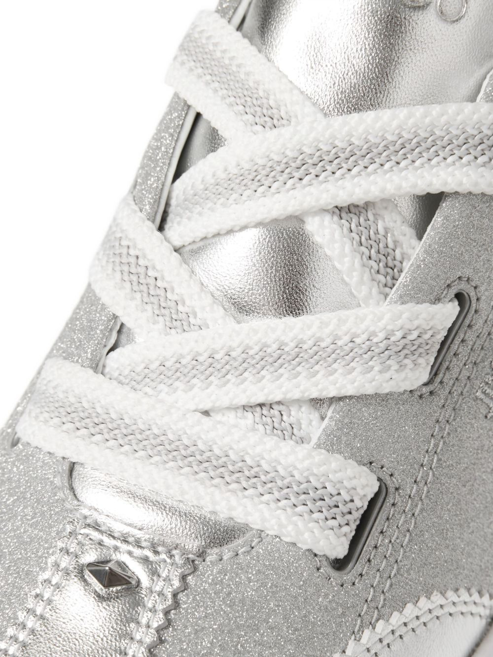 embroidered-logo sneakers - 4