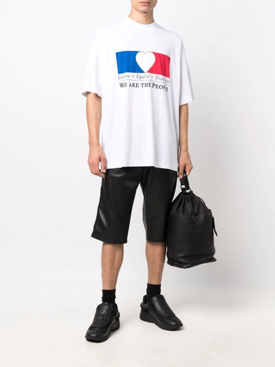 VETEMENTS We Are The People graphic T-shirt outlook