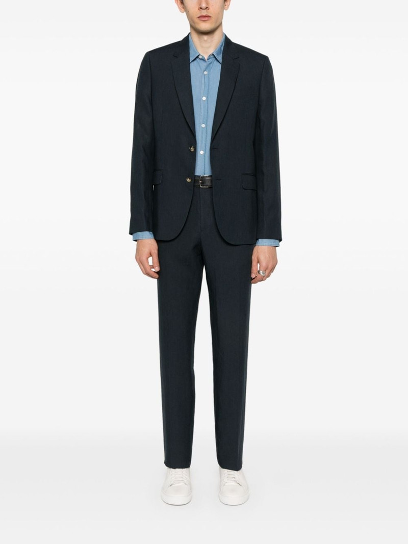 Paul Smith single-breasted linen suit outlook