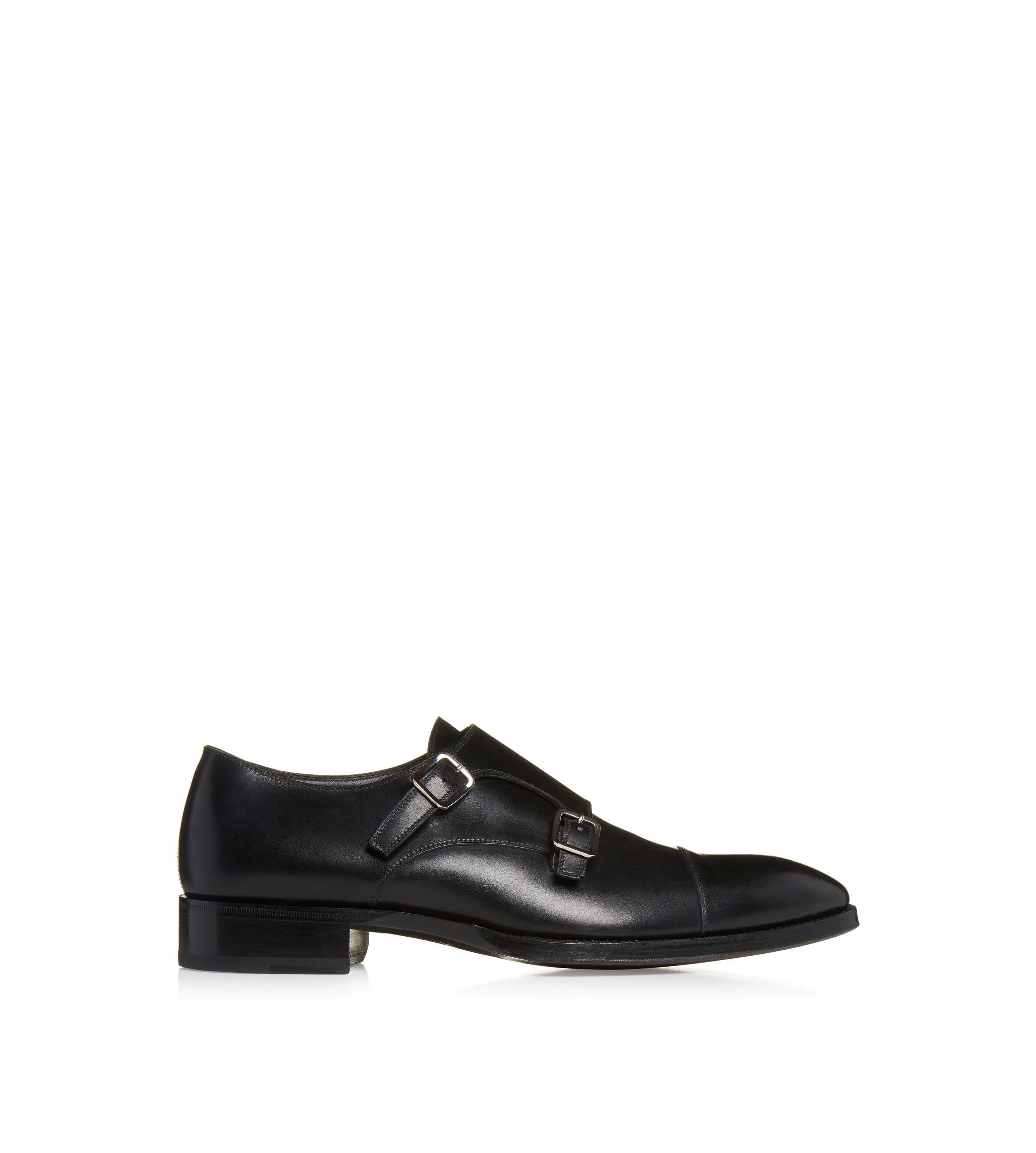 BURNISHED LEATHER ELKAN MONK STRAP - 1
