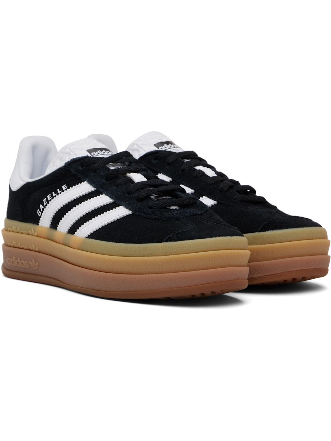 Black Gazelle Bold Sneakers - 4