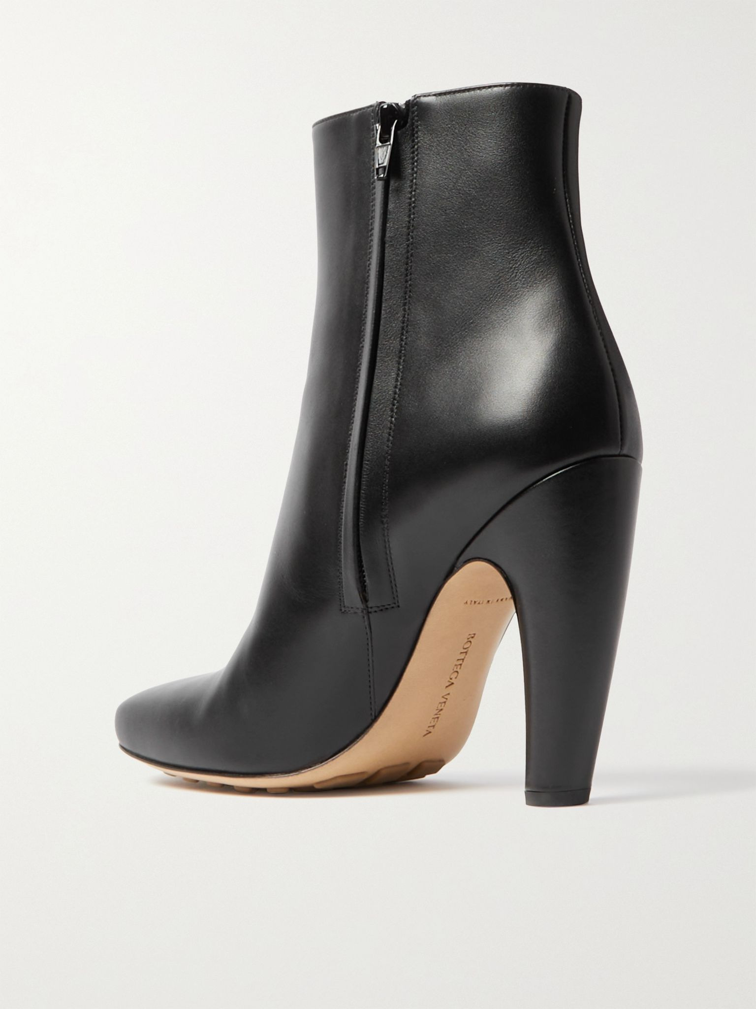 Canalazzo leather ankle boots Black - 3