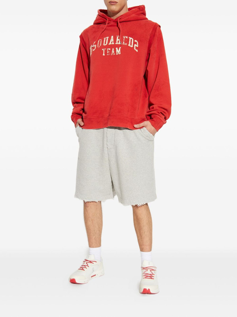 DSQUARED2 raw-cut track shorts outlook