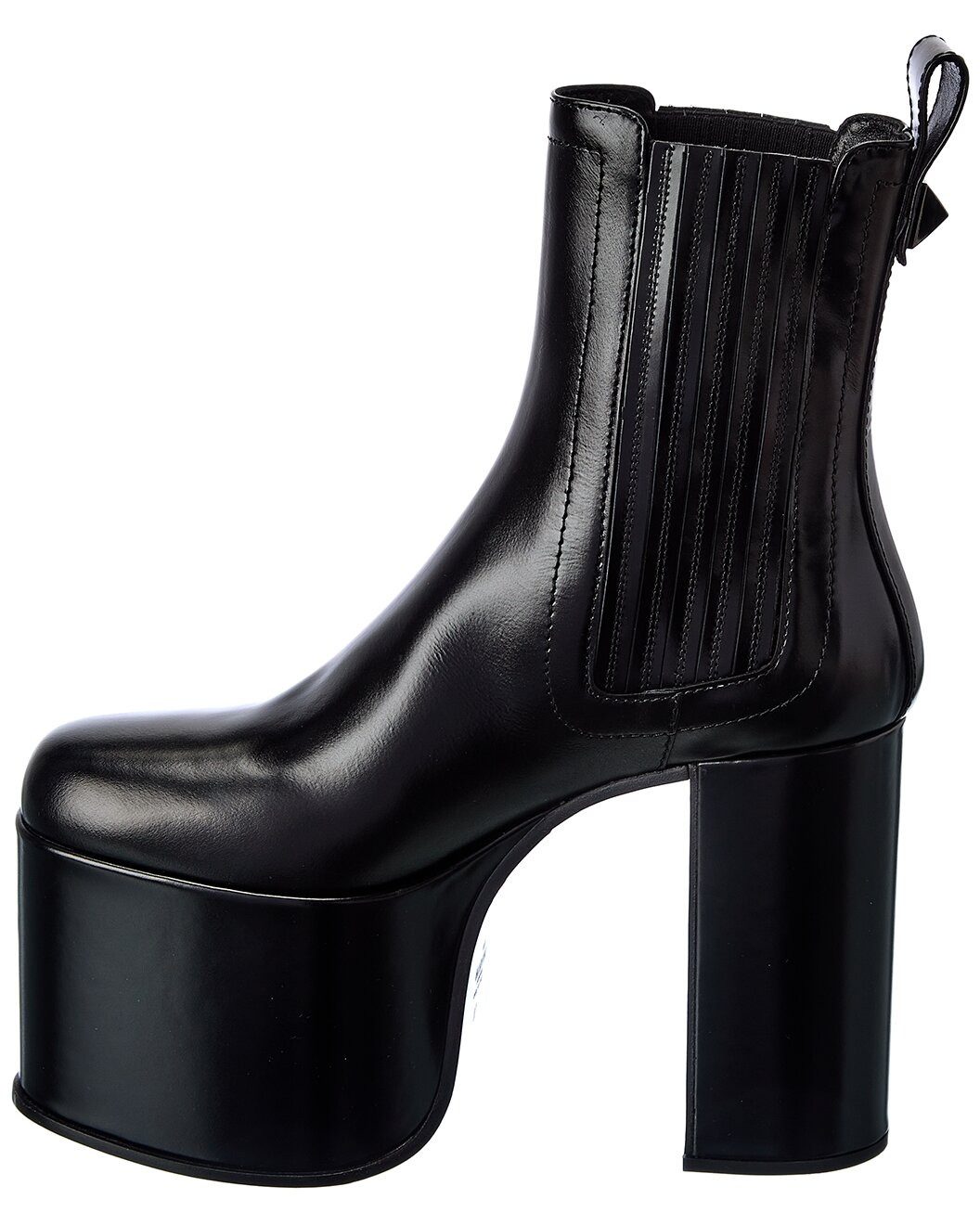 Valentino Roman Stud 125 Leather Platform Bootie - 2