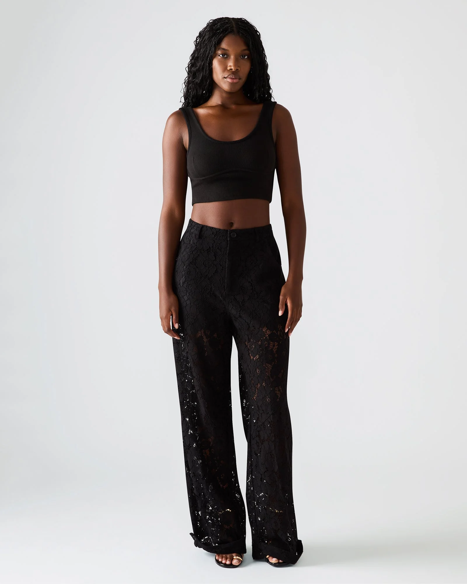 TRE LACE PANT BLACK - 1