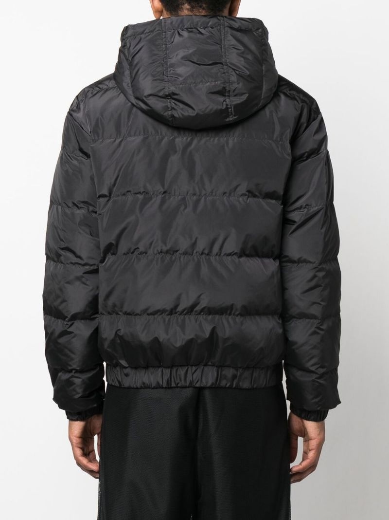 quilted hooded down jacket - 5