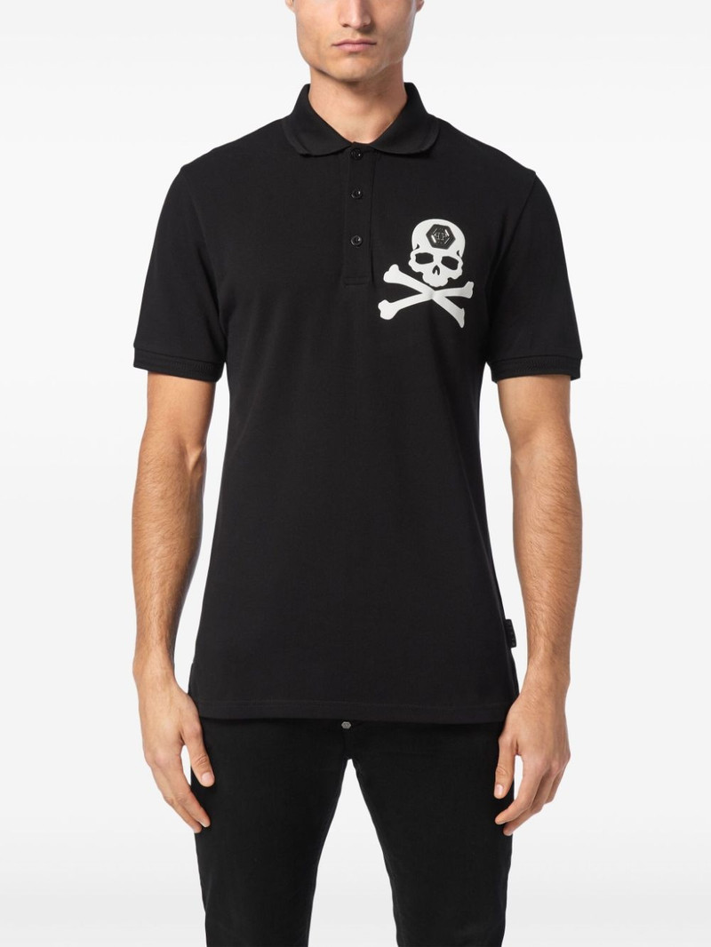 logo-print cotton polo shirt 3