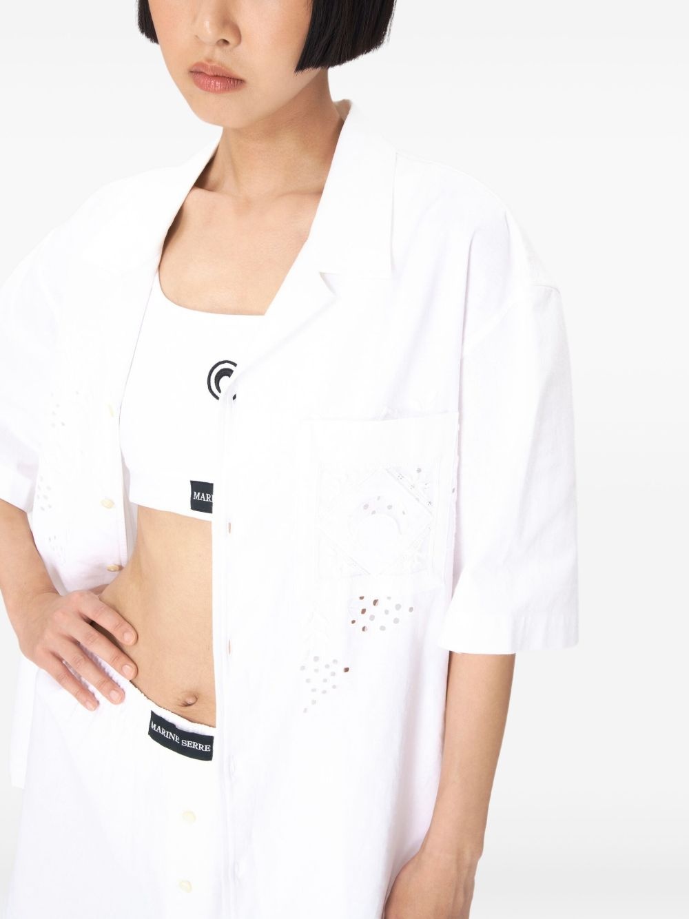 linen bowling shirt - 6