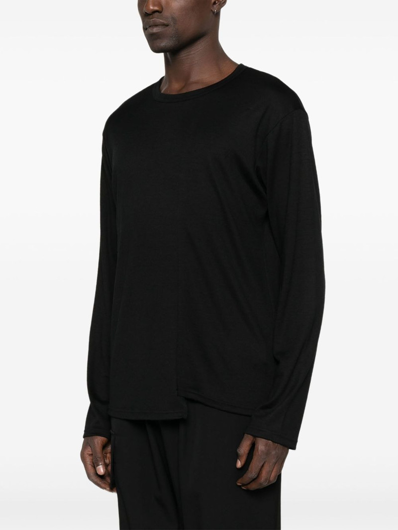 long-sleeve wool T-shirt 3