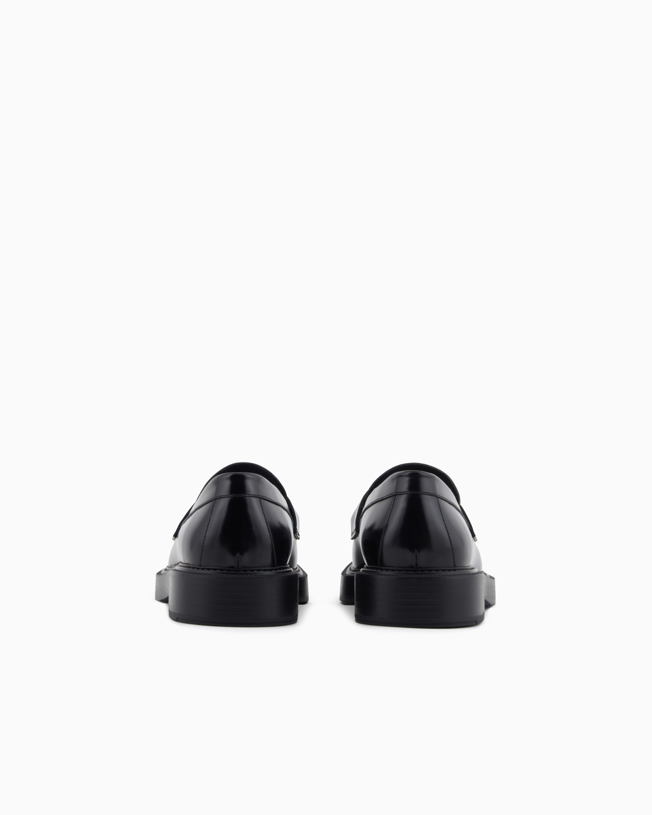 BRUSHED LEATHER LOAFERS - 4