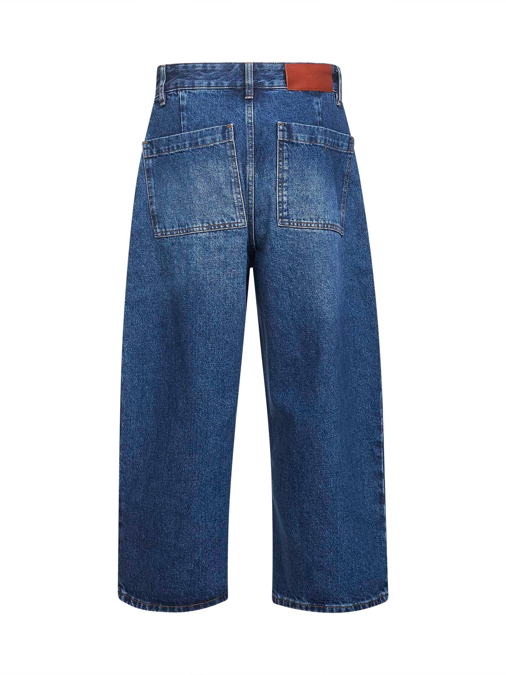 Blue denim Chalco cropped jeans - 2