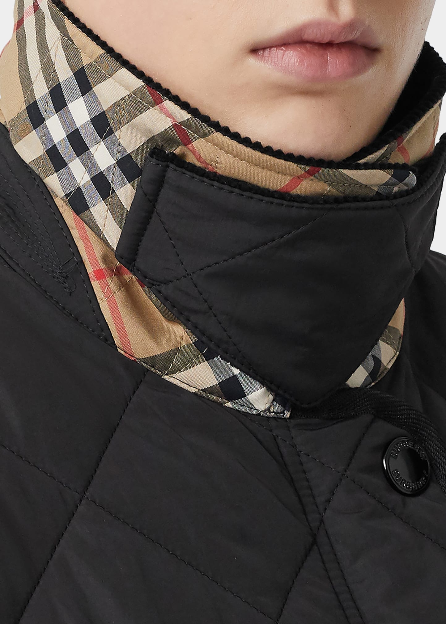 Cotswold Quilted Barn Jacket, Black - 4