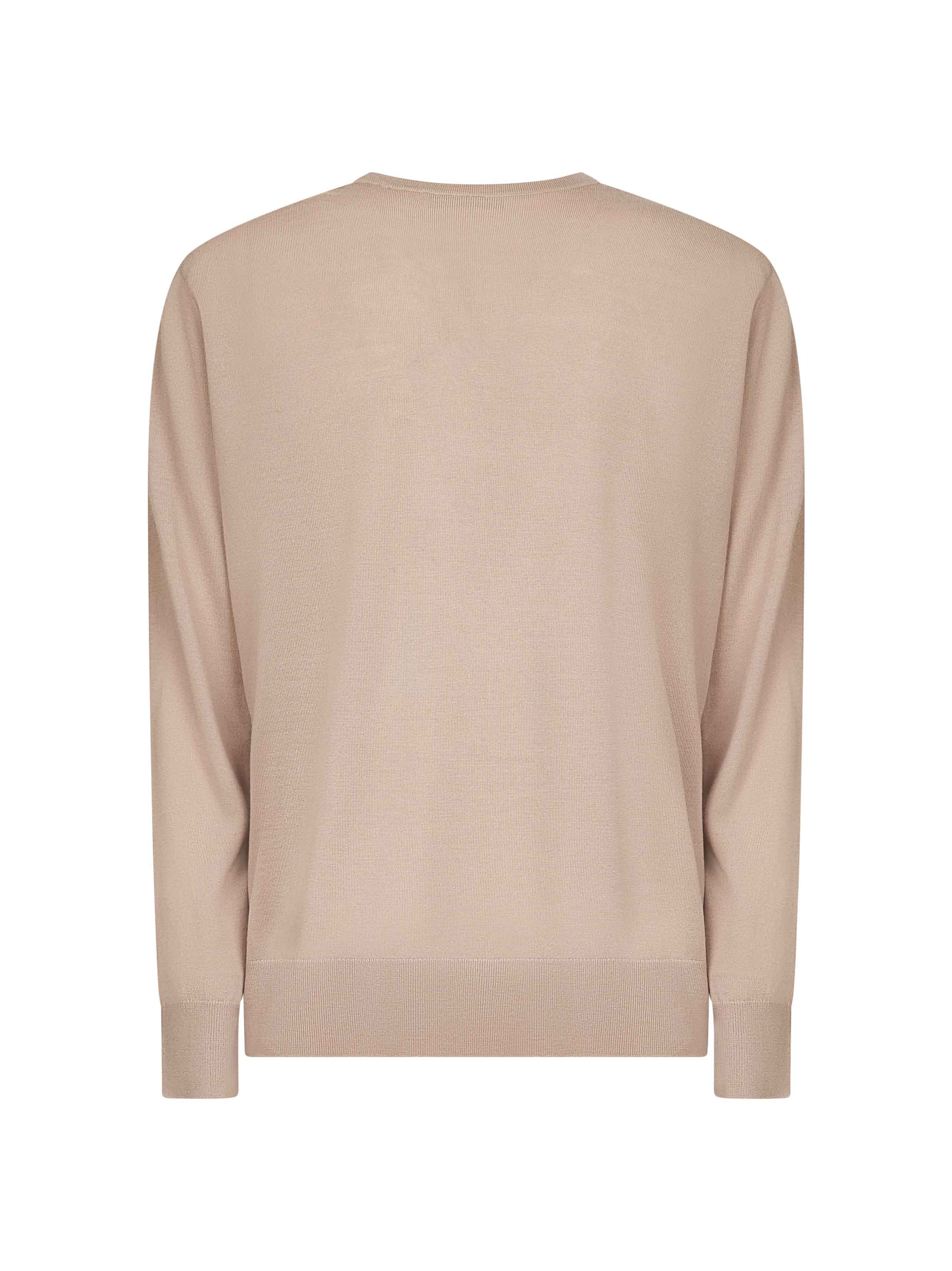 Pink fine Merino wool loose-fit sweater - 2