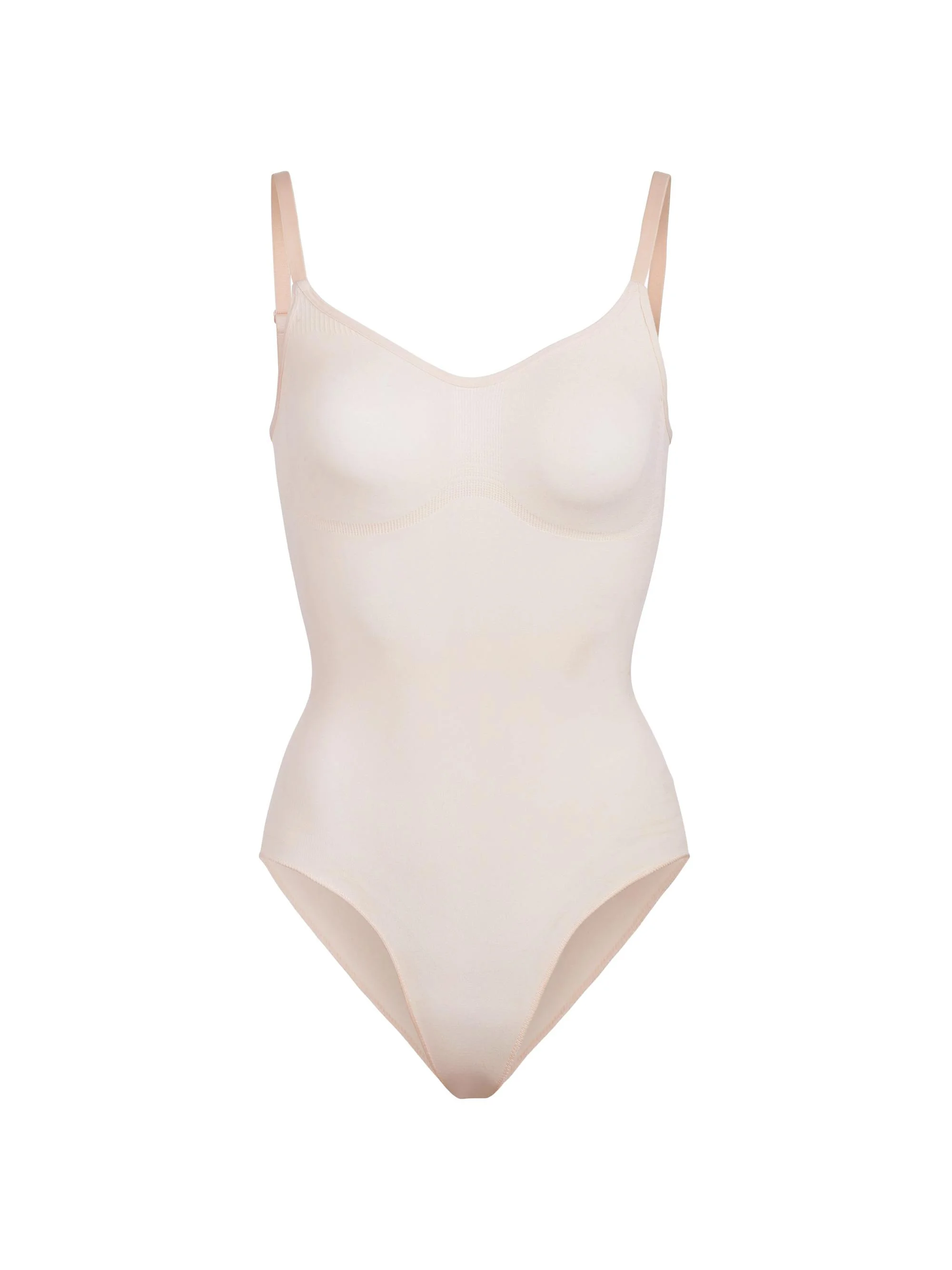 Women's Seamless Sculpt Brief Bodysuit - Sand - 1