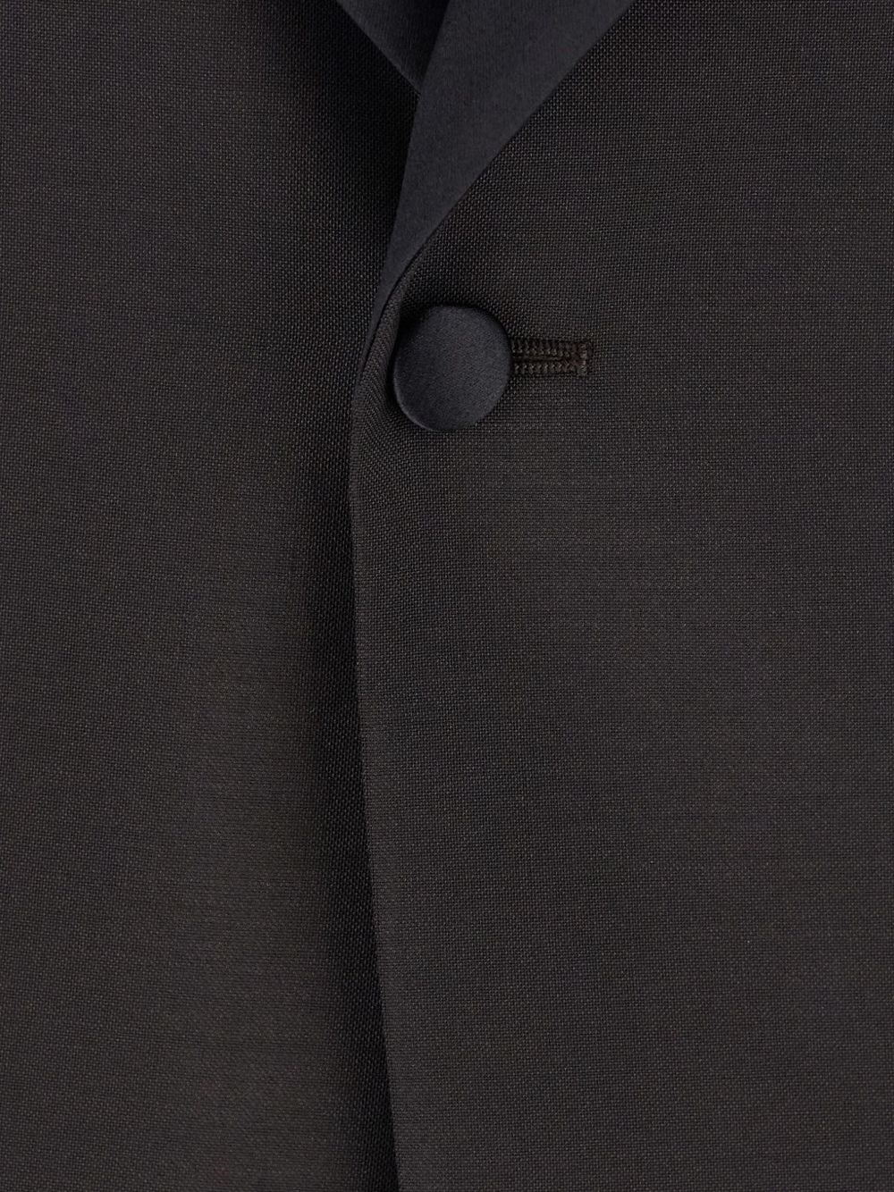 Wool single-breasted jacket - 3