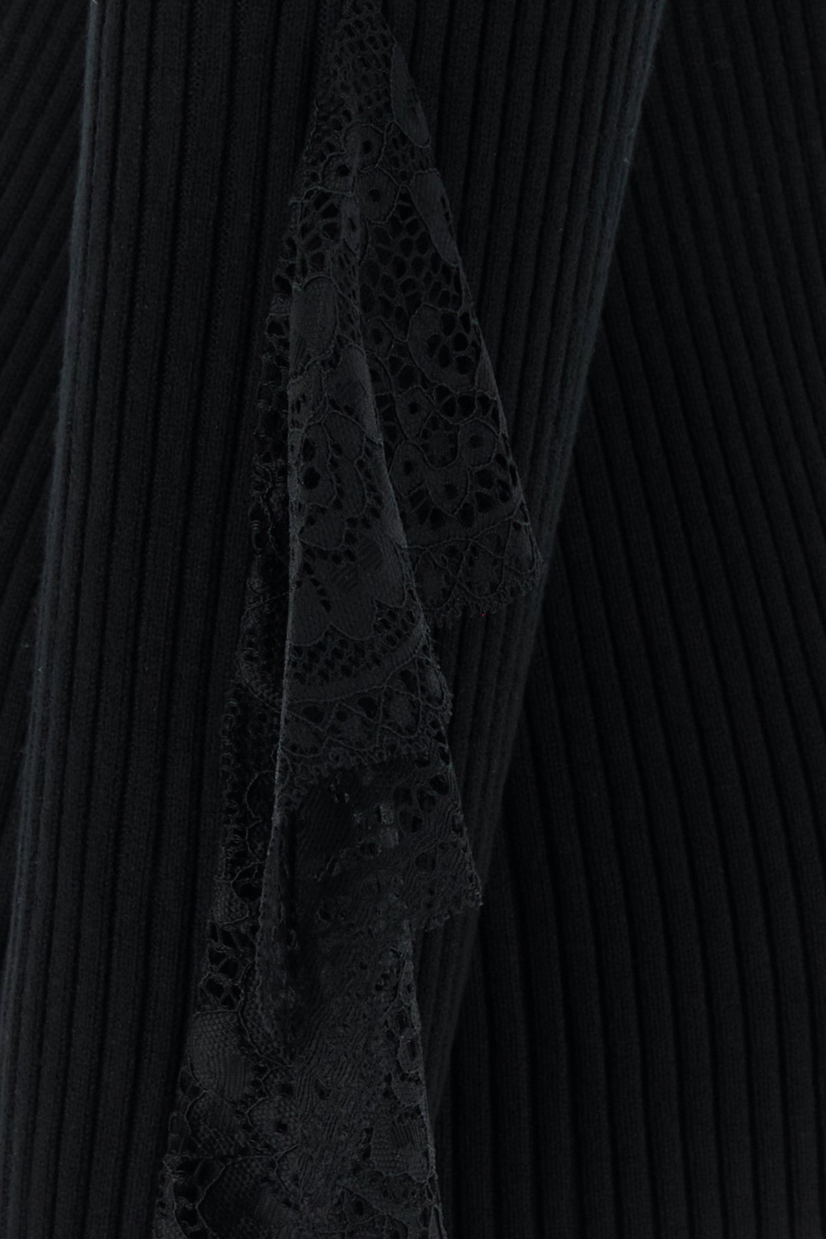 Black viscose blend cardigan - 3