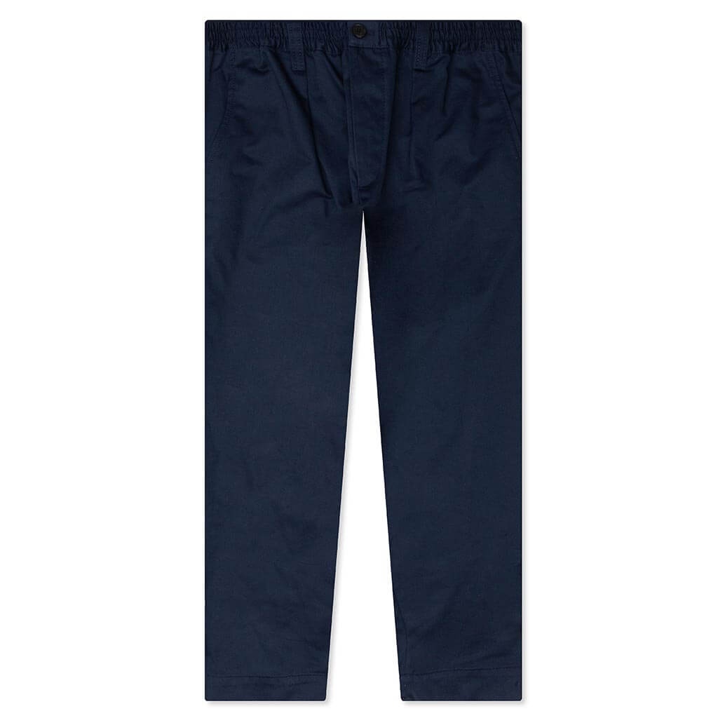 CROPPED DRAWSTRING TROUSERS - INK - 1