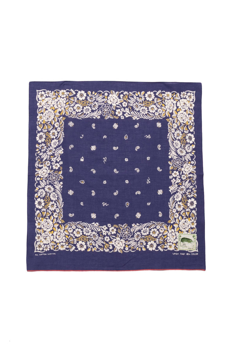 Fastcolor Selvedge Bandana (CHURCHILL GARDEN) 20x20 5
