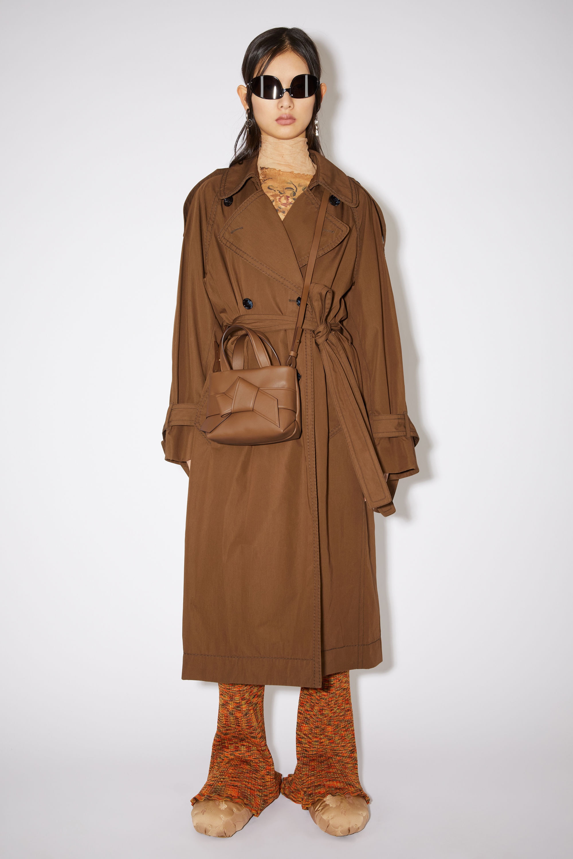Micro tote - Camel brown - 2