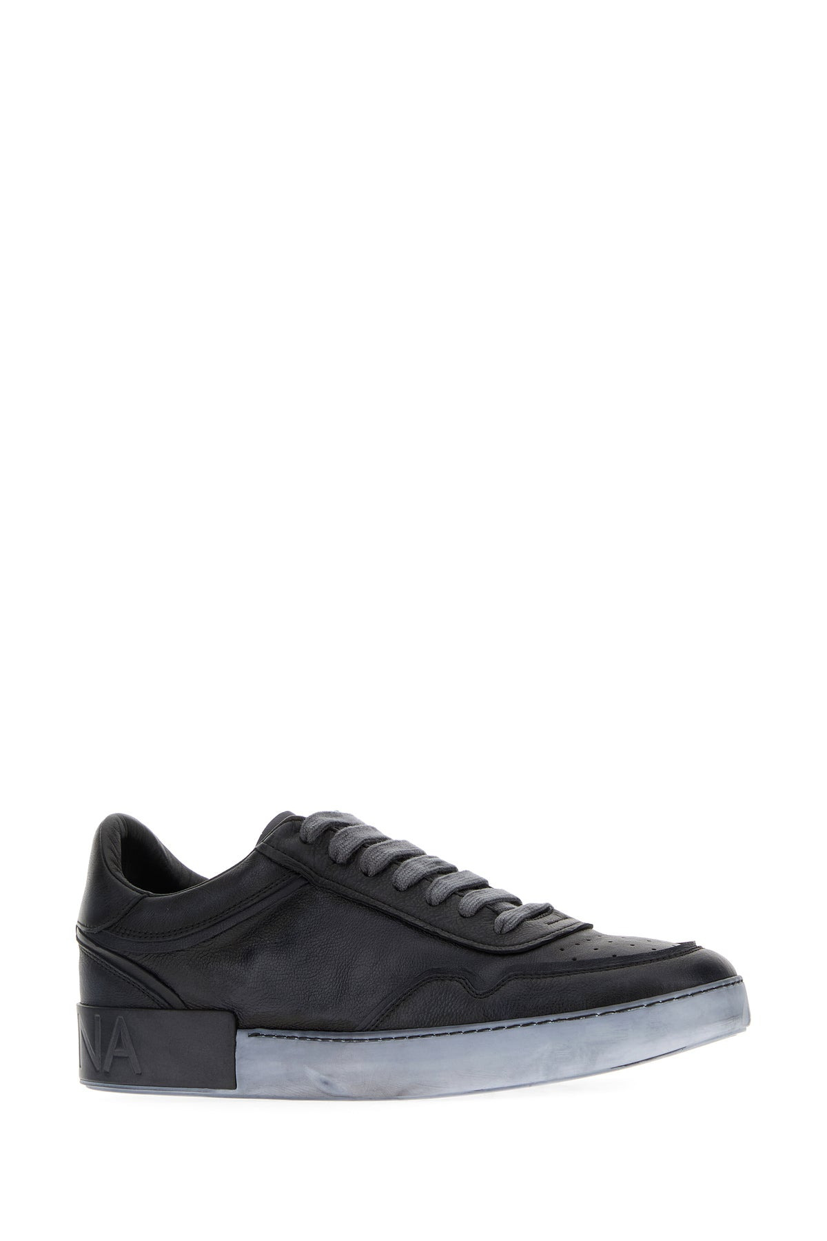 Black leather sneakers - 2