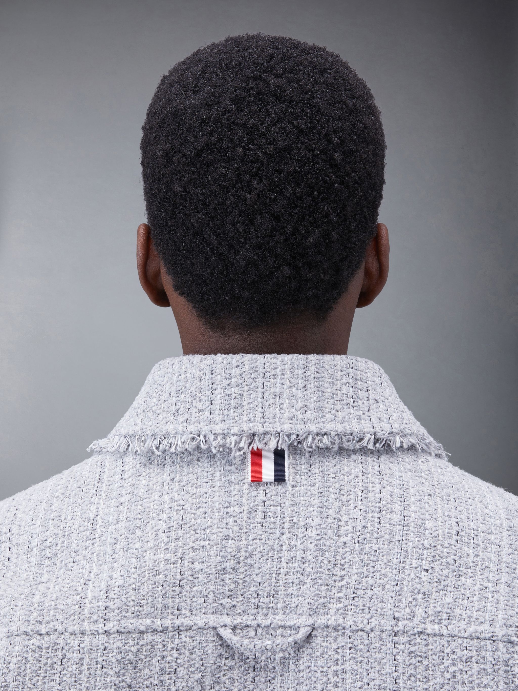 4-bar stripe oversized shirt jacket - 5