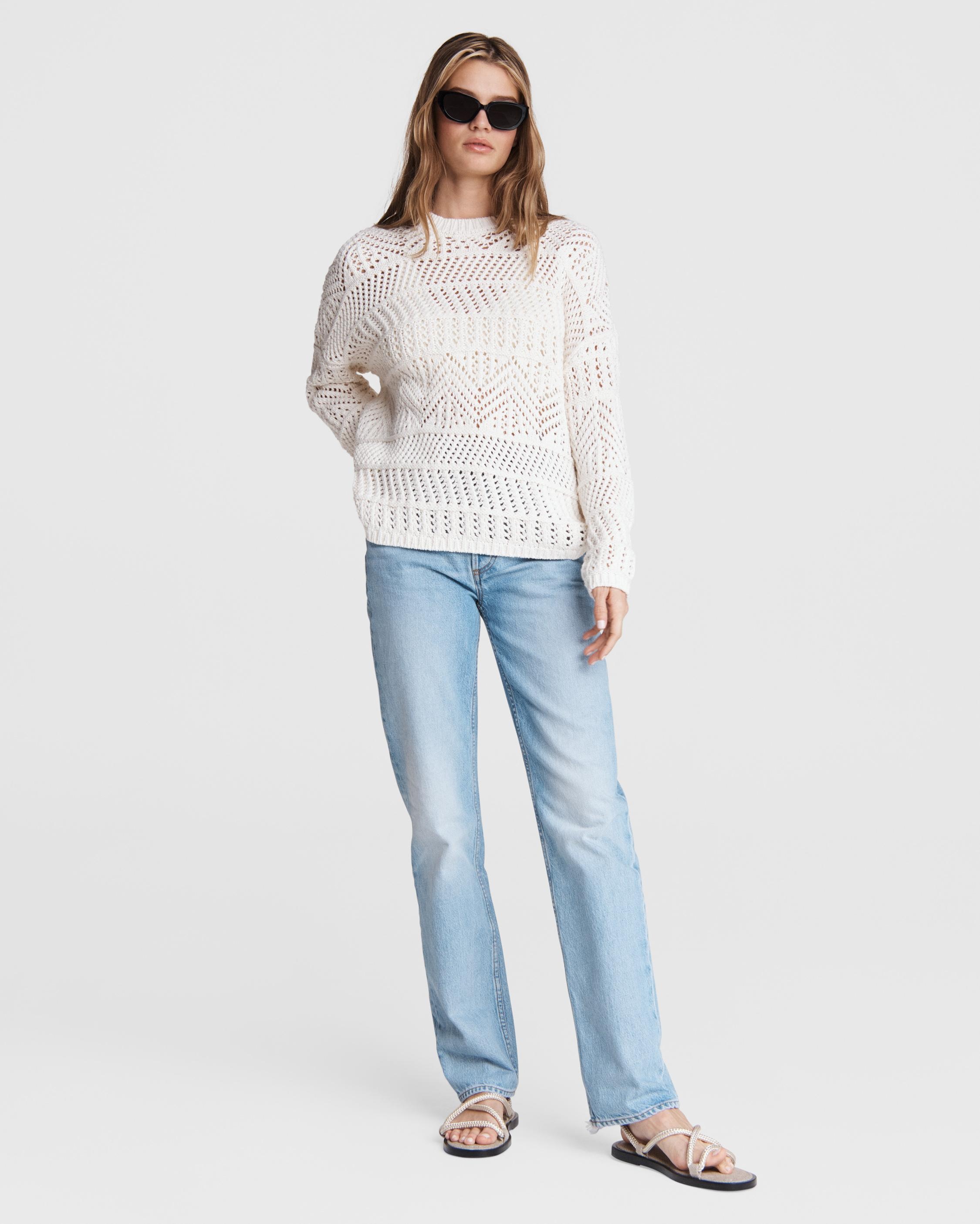 Renee Cotton Novelty Crew
Relaxed Fit Sweater - 3