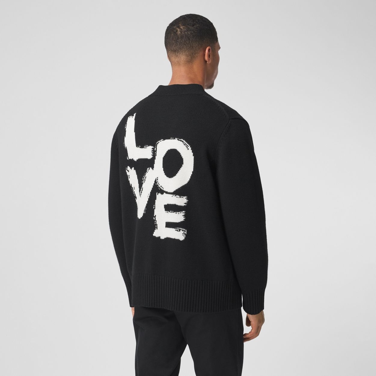 Love Motif Merino Wool Oversized Cardigan - 2