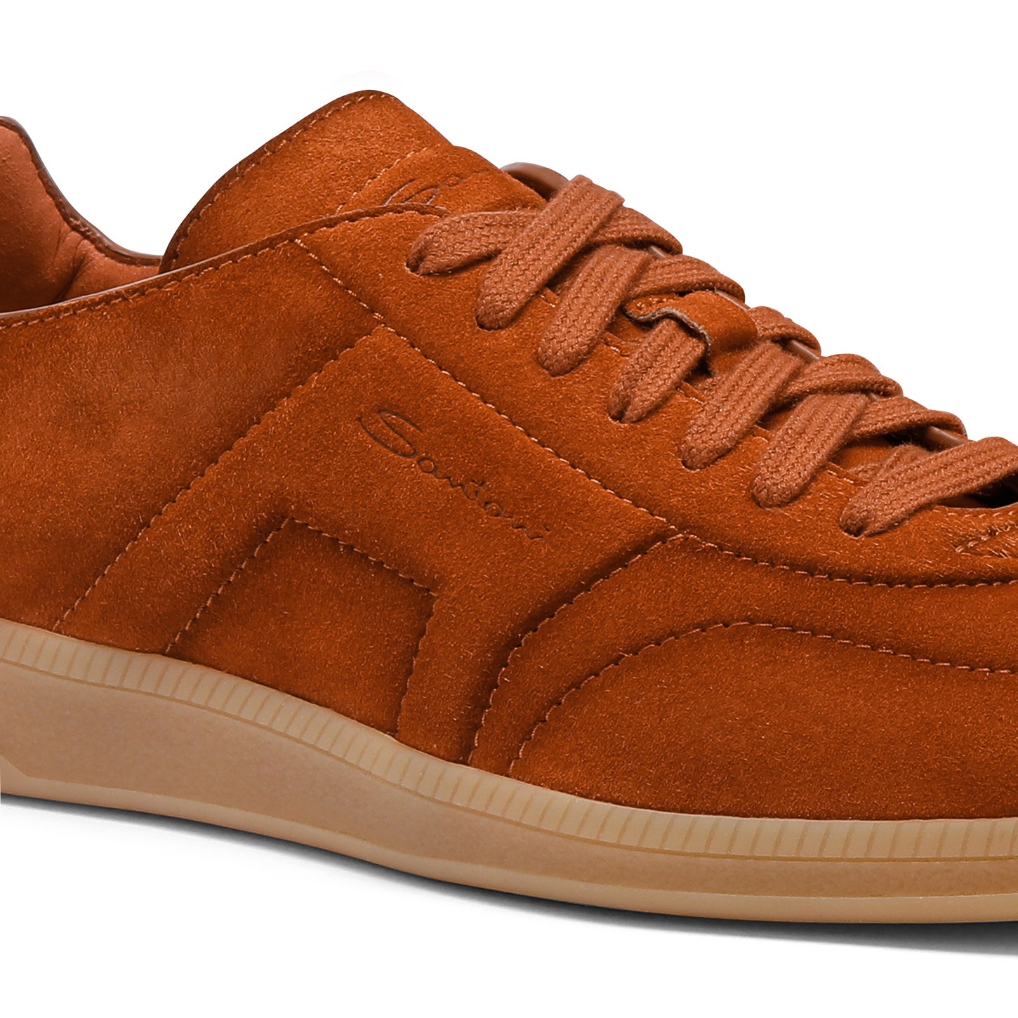Men's orange suede DBS Oly sneaker - 6