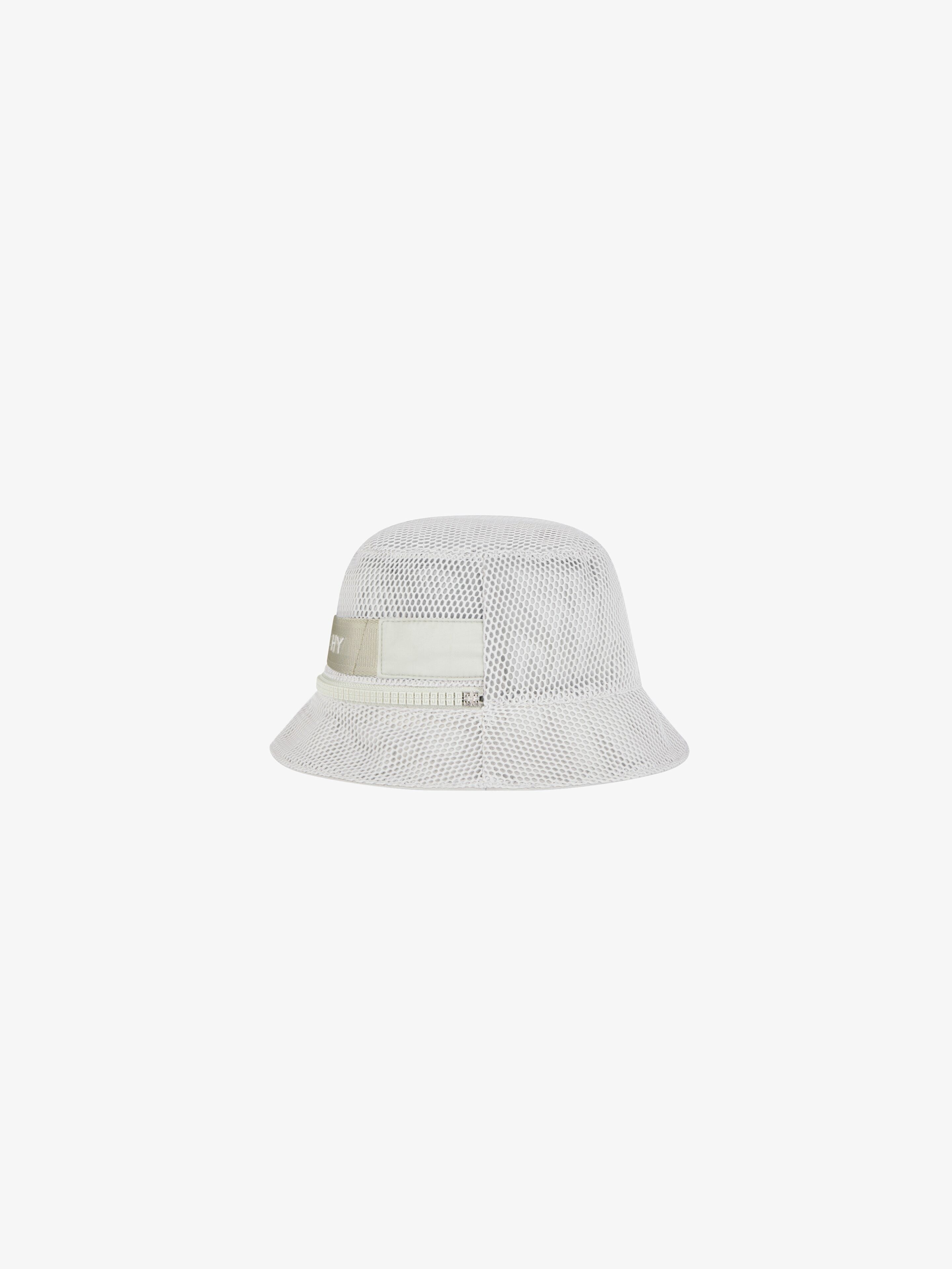 GIVENCHY BUCKET HAT IN MESH WITH ZIP - 3