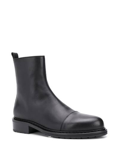 Ann Demeulemeester round toe ankle boots outlook