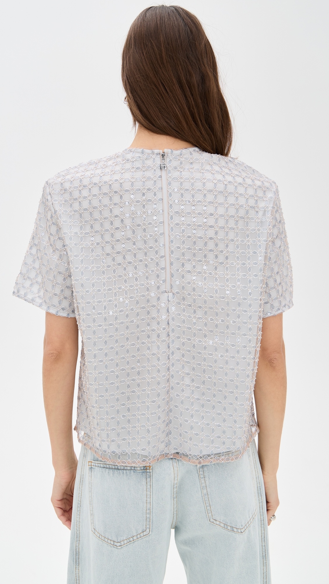 Beaded Oversized Top - 2