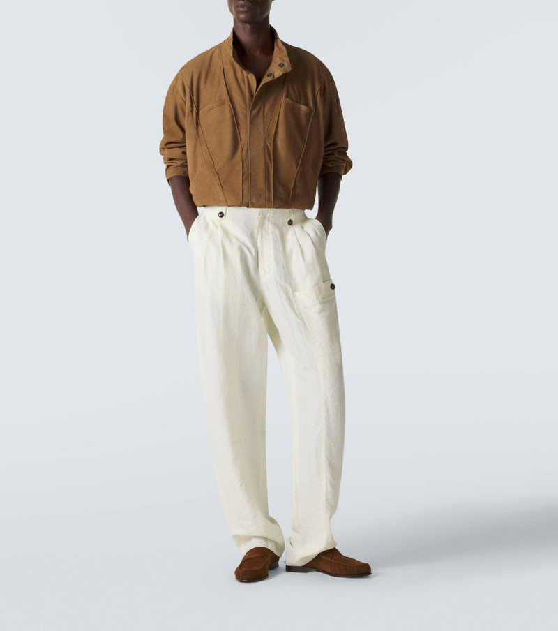 GIORGIO ARMANI Suede jacket outlook