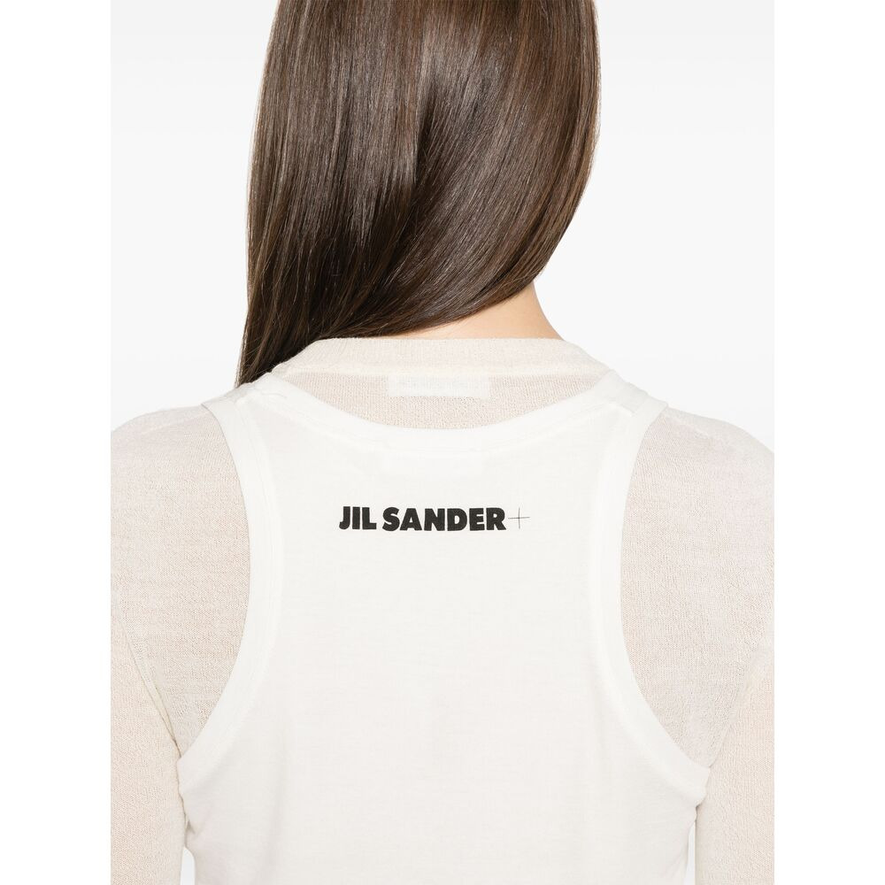 Jil Sander White Knitwear - Jumpers Women - 5