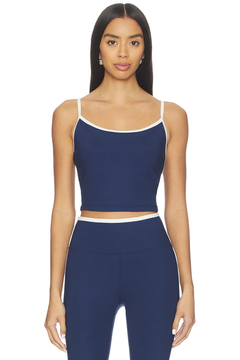 Ribbed Bralette Tank Top - 1