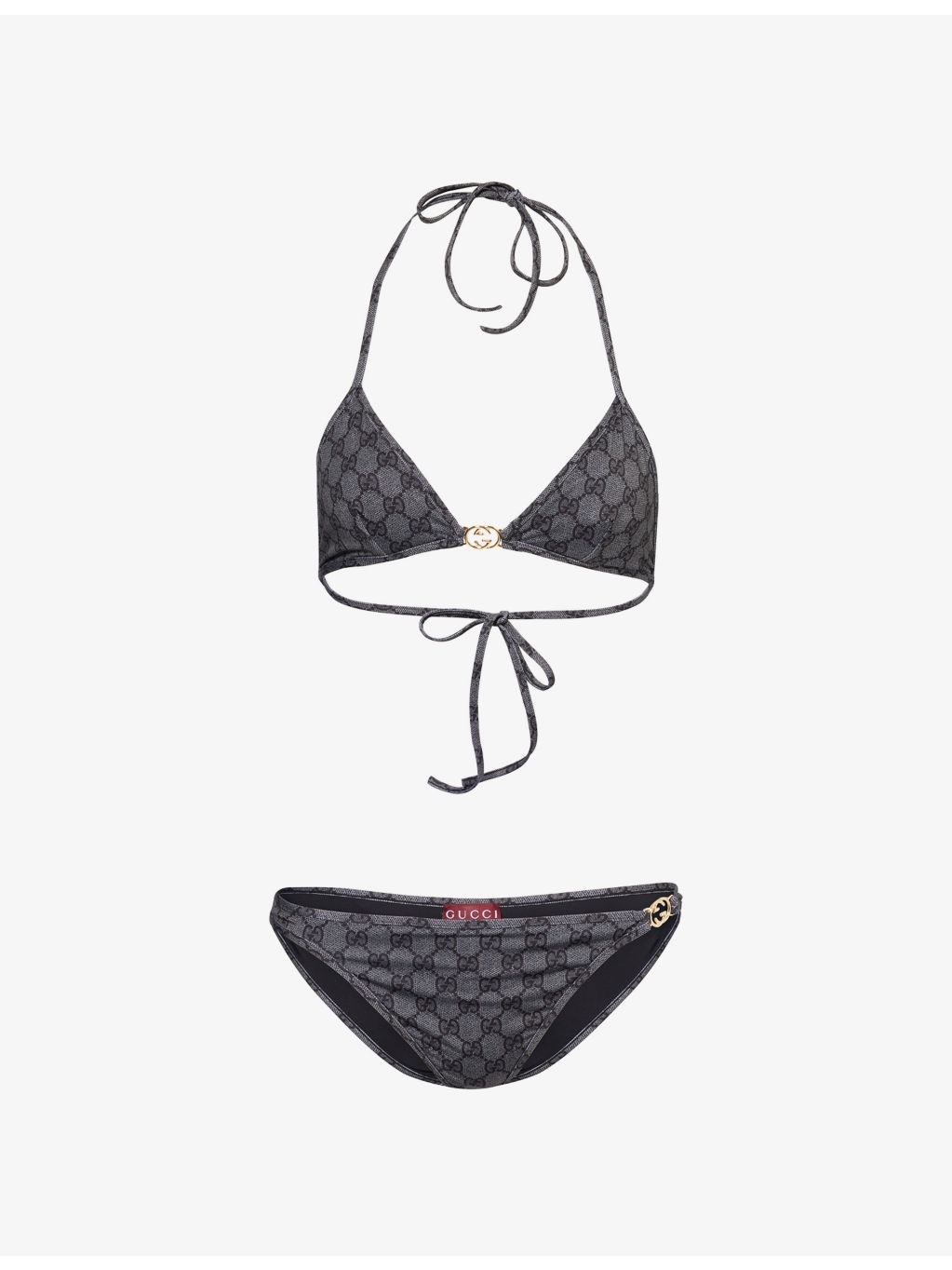 GG Supreme Logo-Embellished Bikini Set - 1